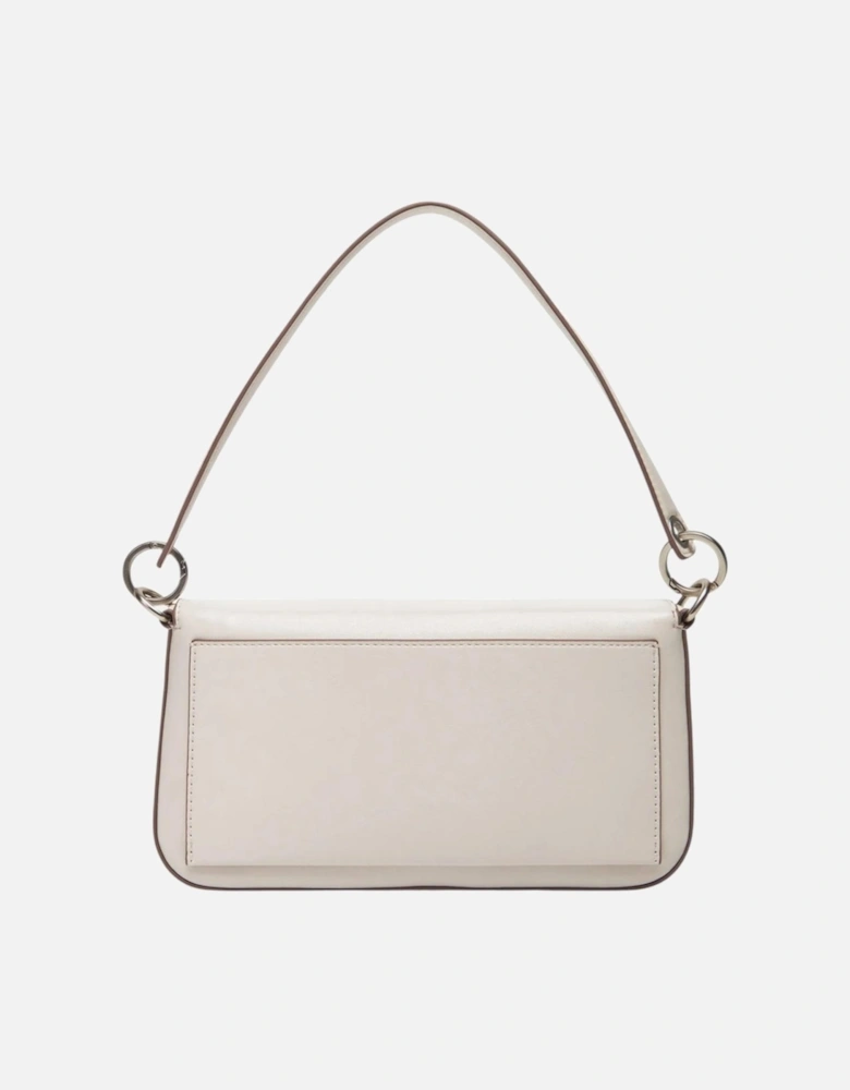 Magnet Fastening Crossbody Bag with Inside Pockets Women - Beige