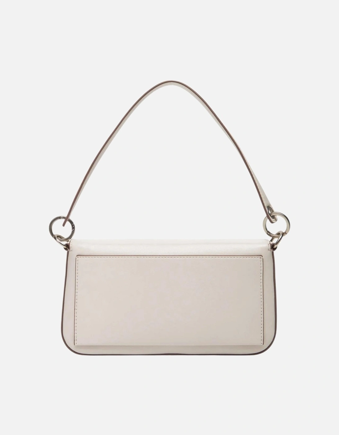 Magnet Fastening Crossbody Bag with Inside Pockets Women - Beige