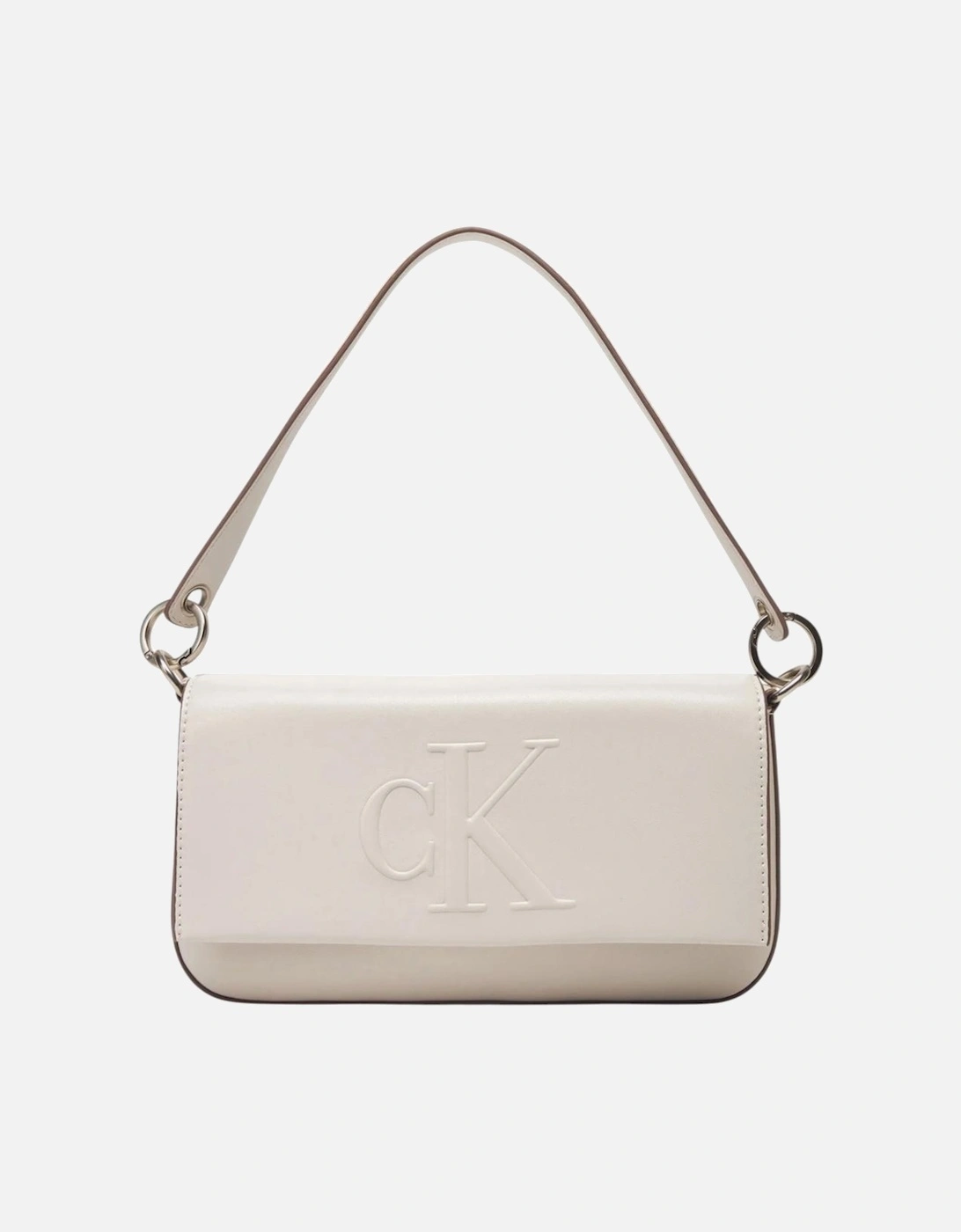 Magnet Fastening Crossbody Bag with Inside Pockets Women - Beige, 4 of 3