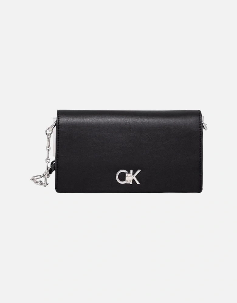Shoulder Bag with Inside Pockets Women - Black
