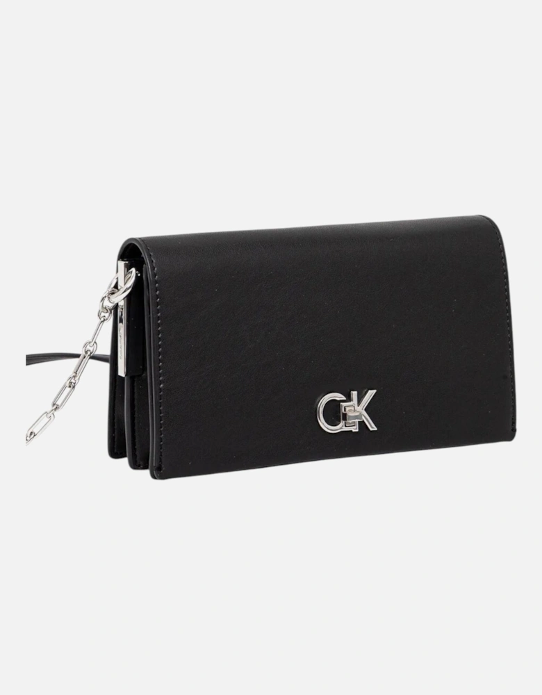 Shoulder Bag with Inside Pockets Women - Black