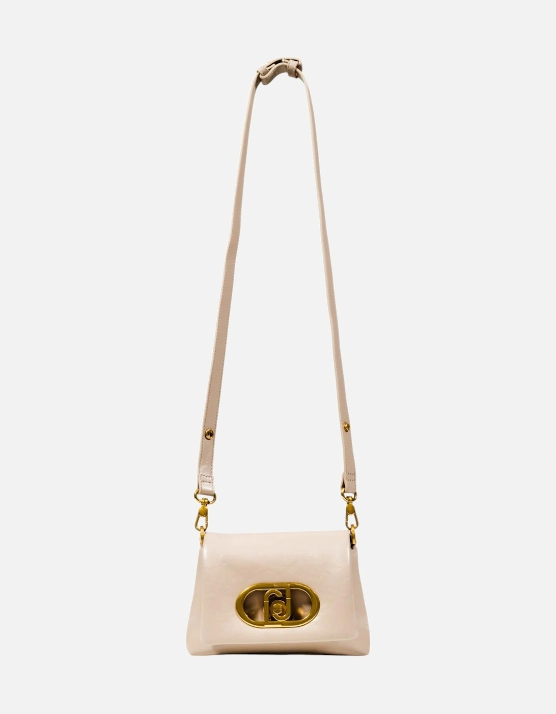 Magnetic Closure Polyester Bag with Inside Pockets Women - Beige, 4 of 3