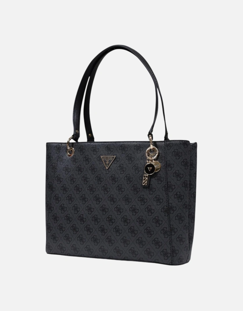 Print Handbag with Zip Fastening Women - Grey Bags
