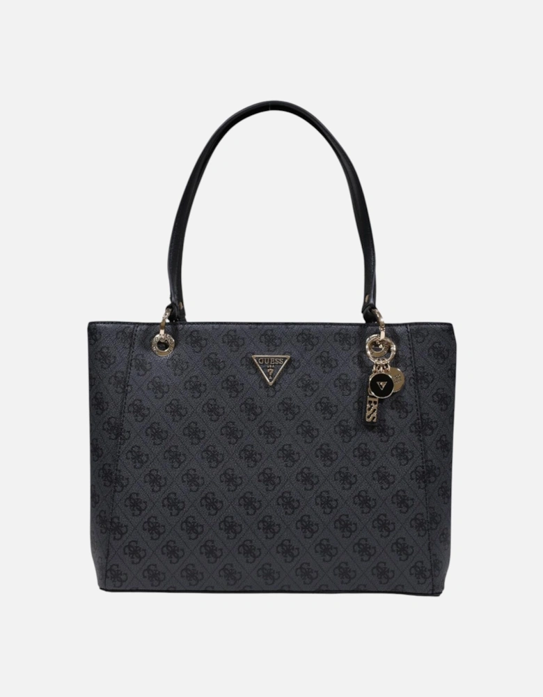 Print Handbag with Zip Fastening Women - Grey Bags