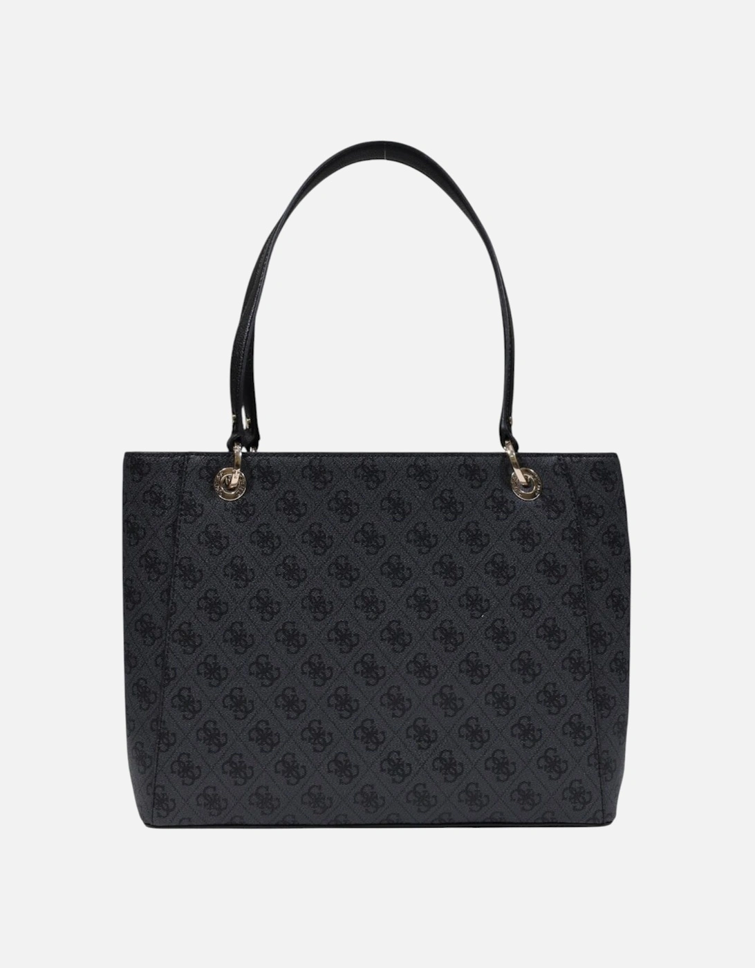 Print Handbag with Zip Fastening Women - Grey Bags
