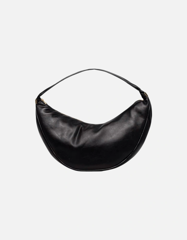 Elegant Zip-Closure Tote Bag with Inner Pockets Women - Black