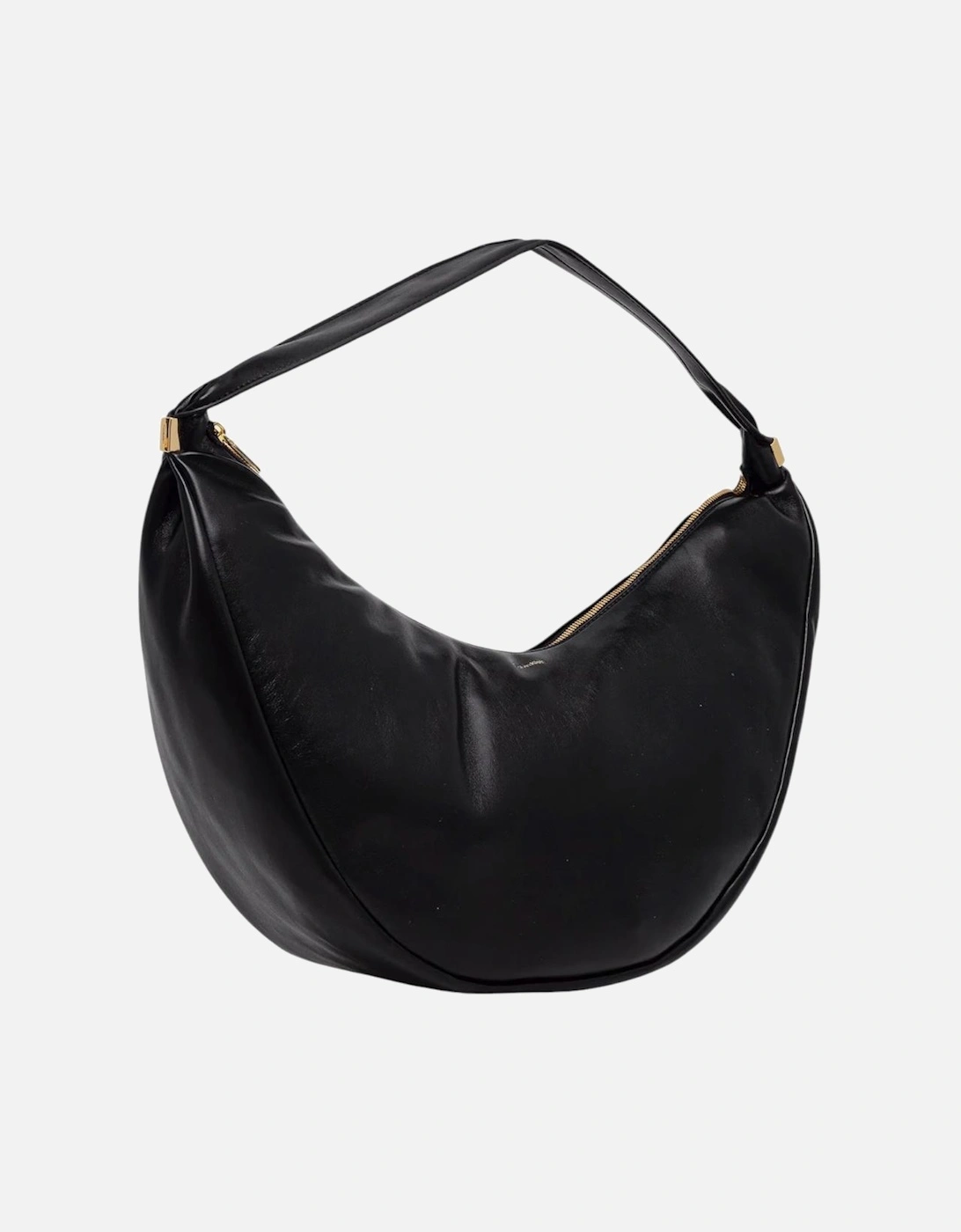 Elegant Zip-Closure Tote Bag with Inner Pockets Women - Black