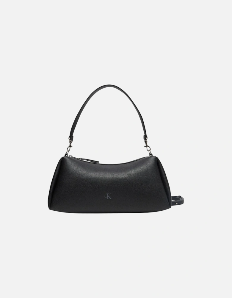 Zip Fastening Bag with Inside Pockets Women - Black