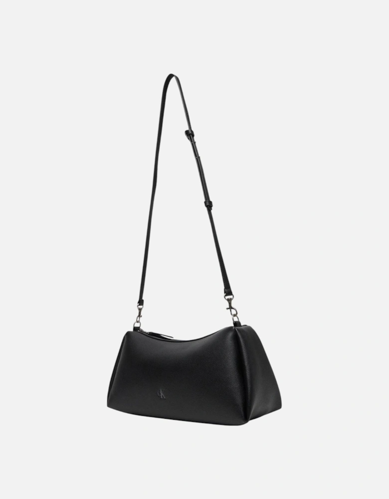 Zip Fastening Bag with Inside Pockets Women - Black