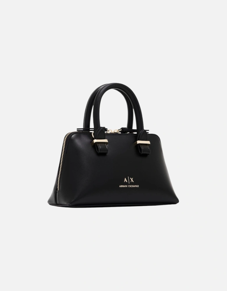 Zip Fastening Polyester Bag with Inside Pockets Women - Black