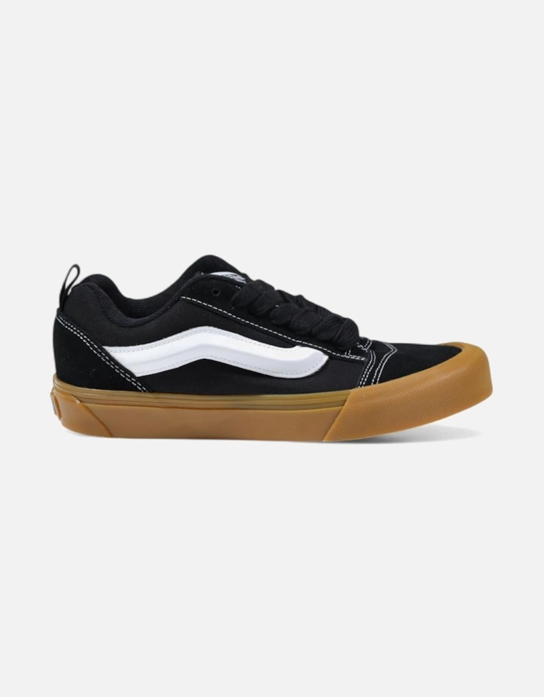 Suede Lace-Up Rubber Sole Sneakers Women - Black
