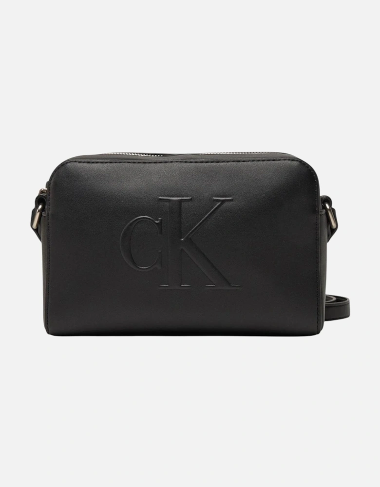 Zip Fastening Bag with Inside Pockets Women - Black