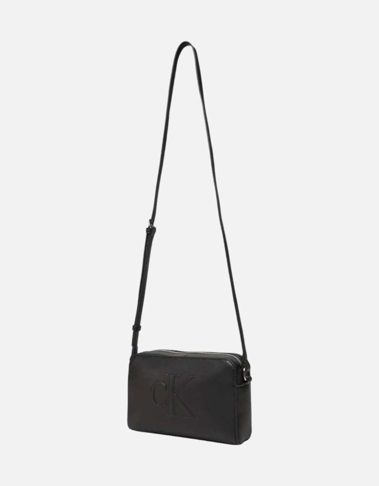 Zip Fastening Bag with Inside Pockets Women - Black