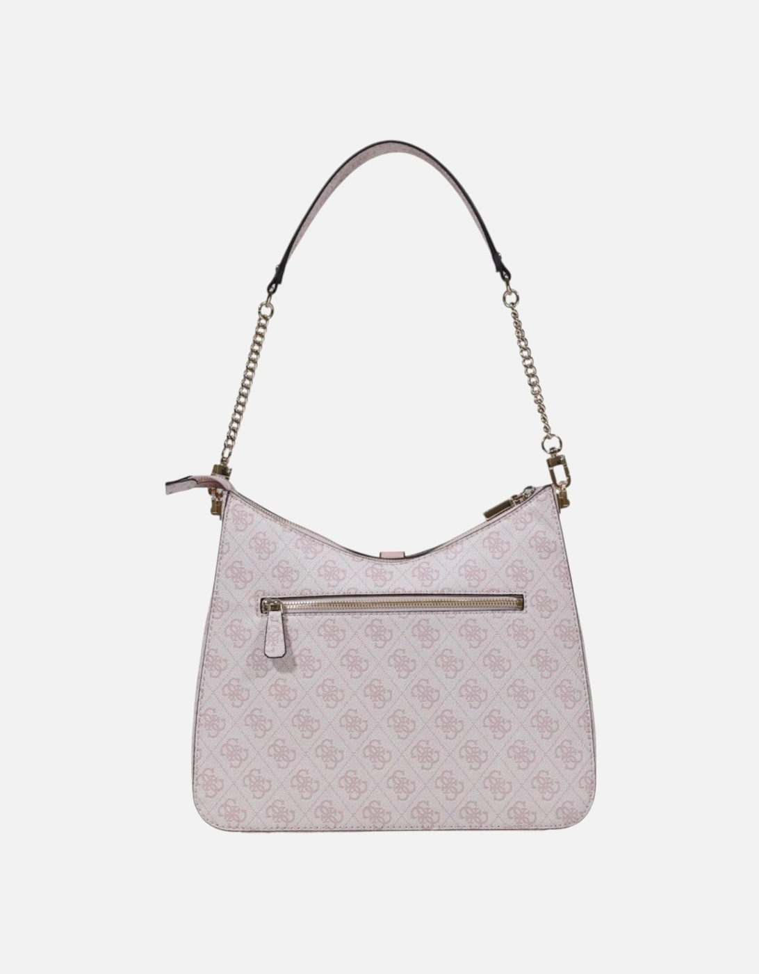 Zip Fastening Polyurethane Bag Women - Pink