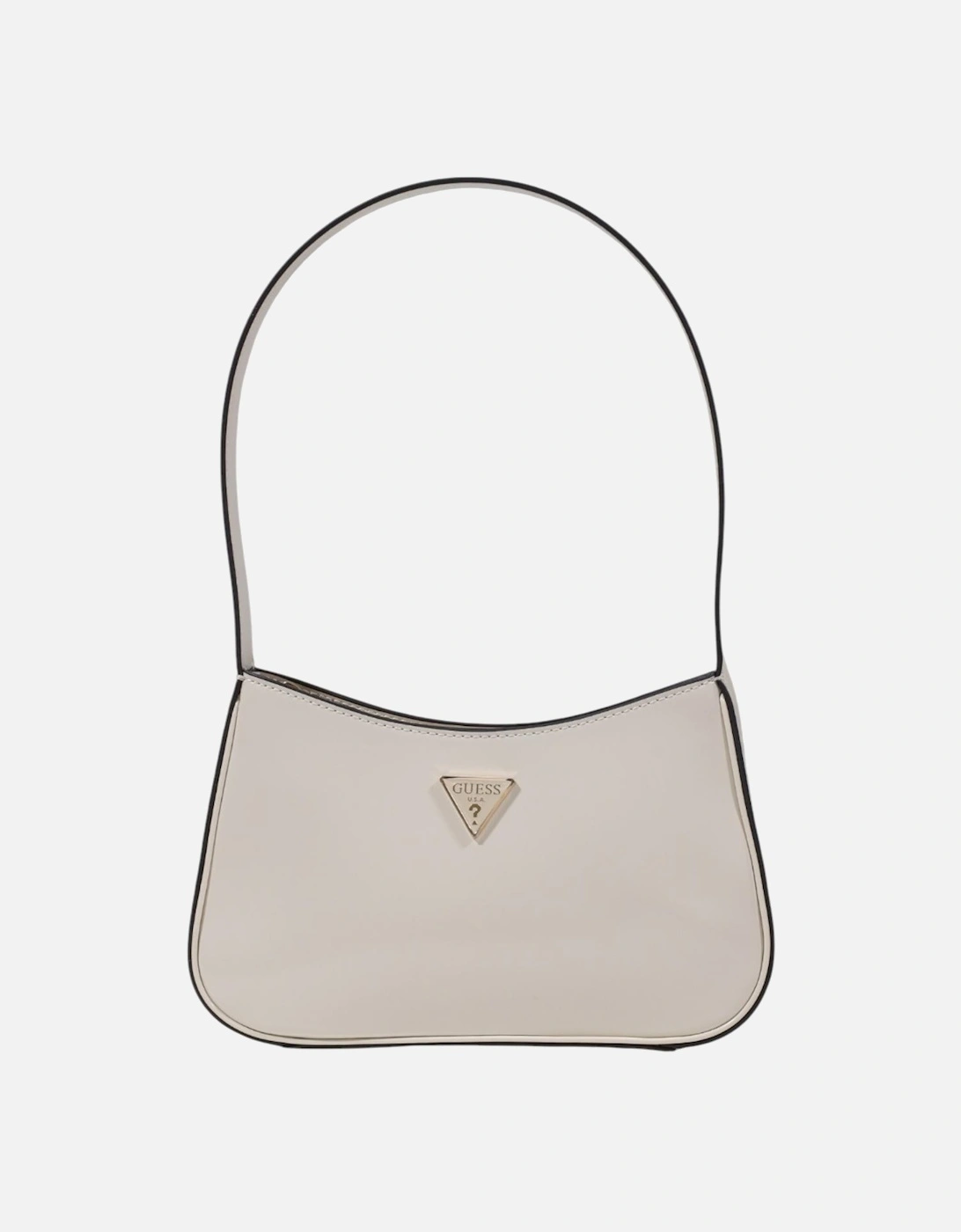 Faux Leather Zip Fastening Bag Women - Beige, 4 of 3