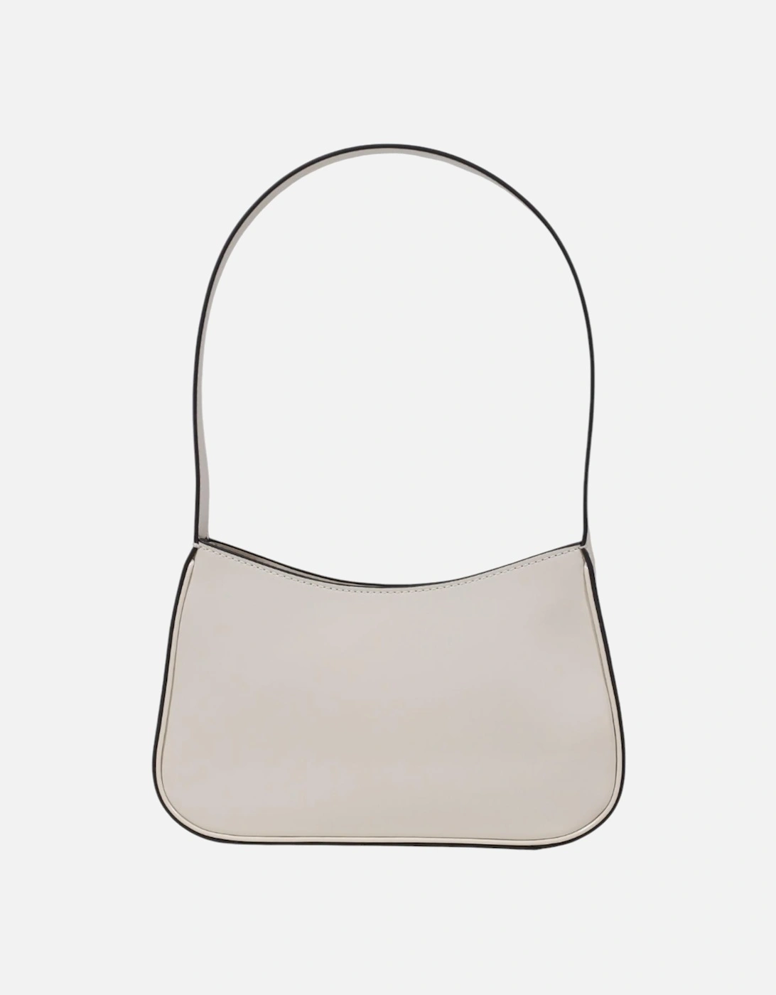 Faux Leather Zip Fastening Bag Women - Beige