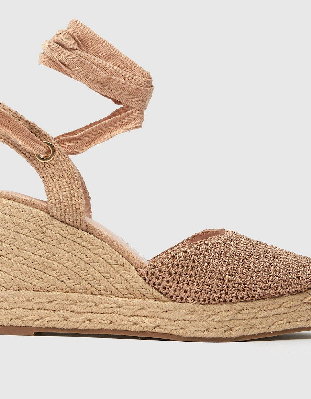 Velma Tie Wedge Espadrille - Natural, 2 of 1
