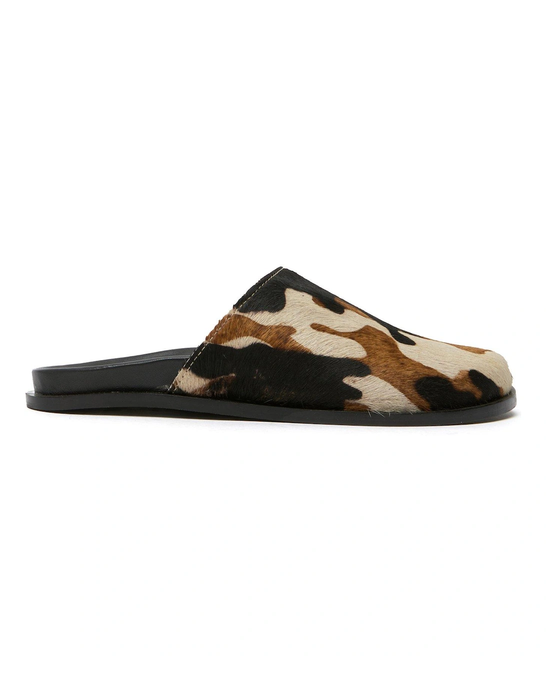 Teale Stud Closed Toe Sandals - White and Brown, 2 of 1
