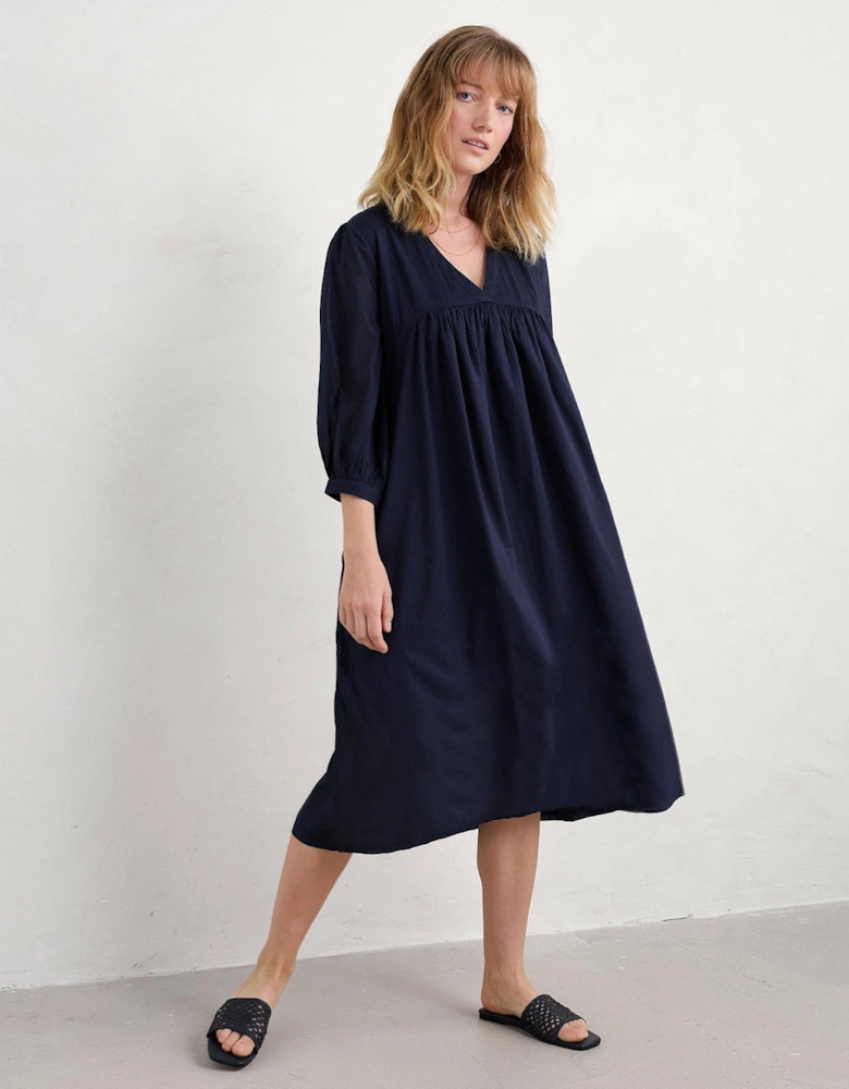 Earth Colours Dress - Blue