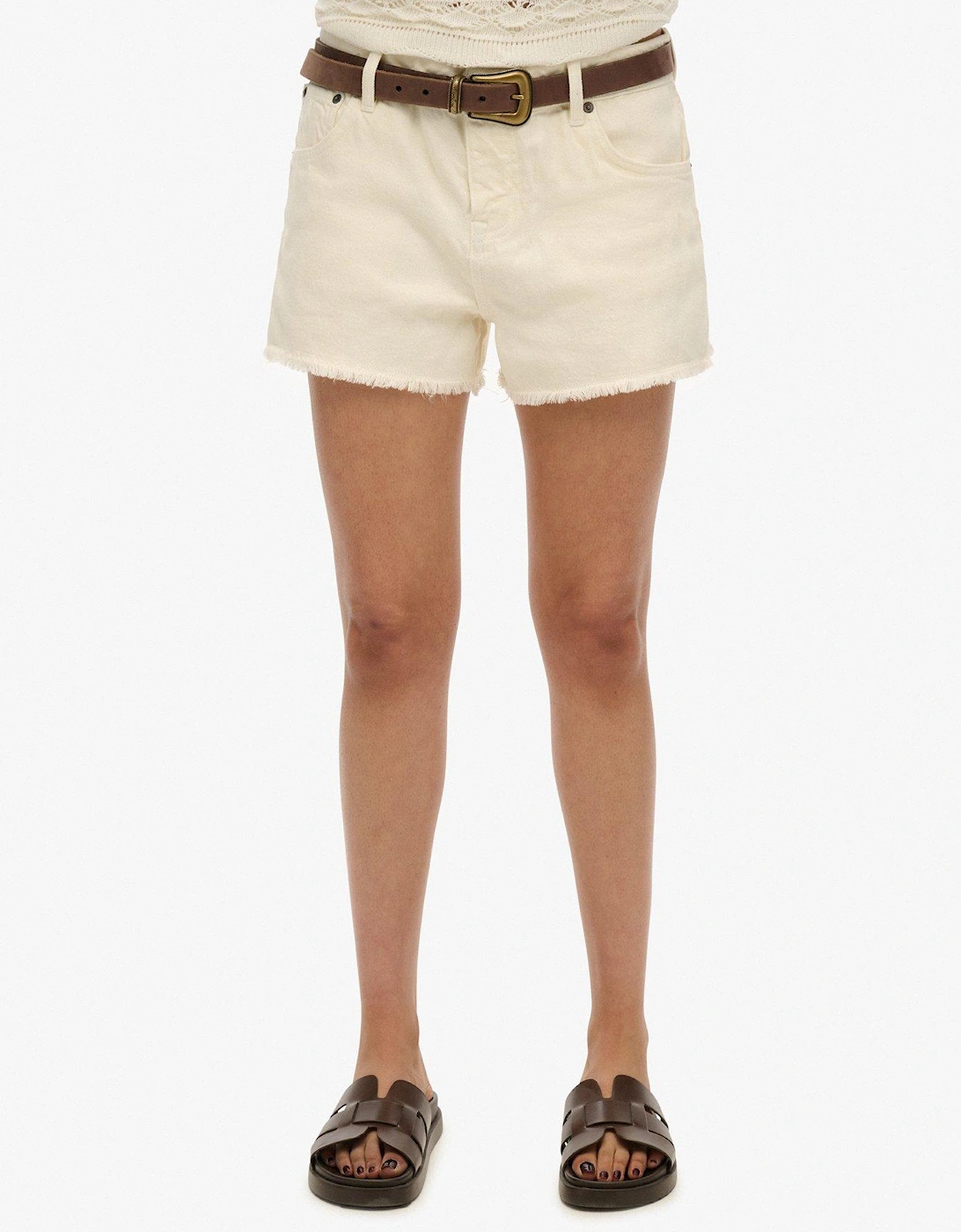 Mid Rise Denim Hot Shorts, 2 of 1