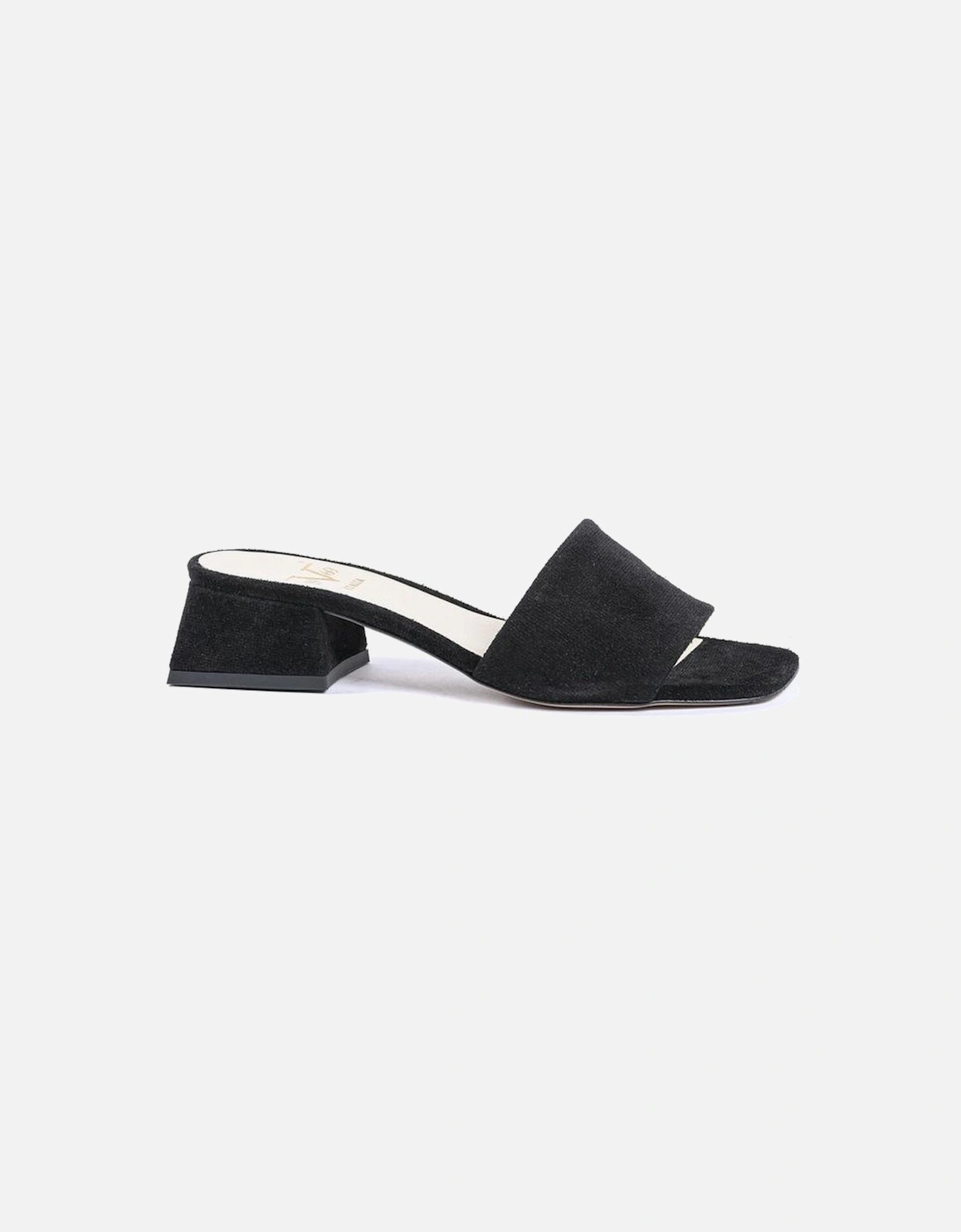 Elegant Leather Sandal with Synthetic Sole Women - Black, 3 of 2