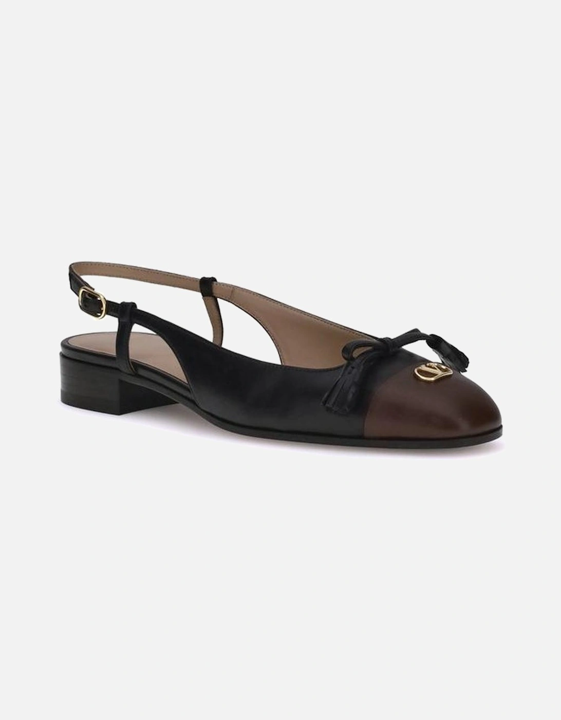 Valet Du Roi Slingback Ballerinas with Bow Detailing Women - Black