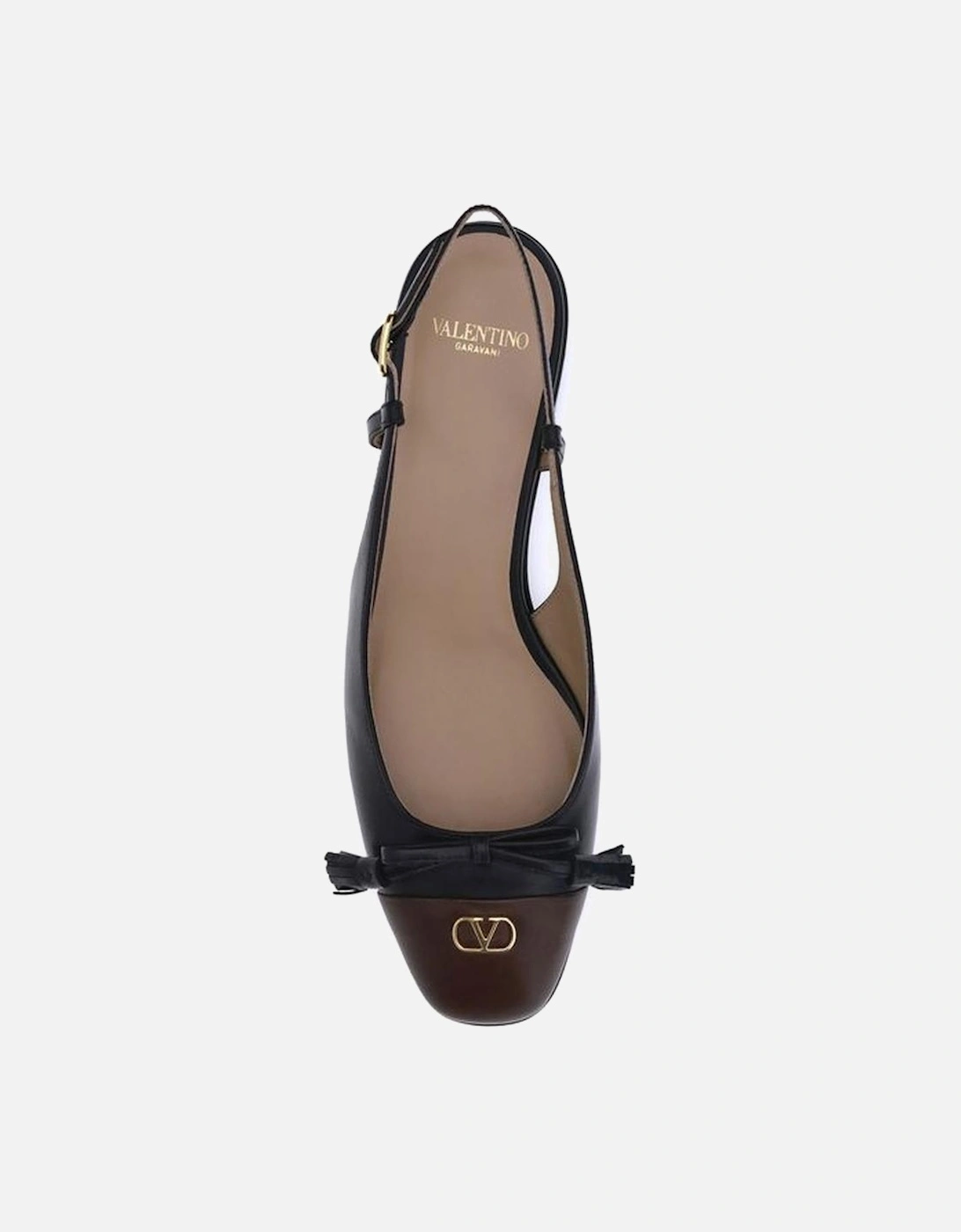Valet Du Roi Slingback Ballerinas with Bow Detailing Women - Black