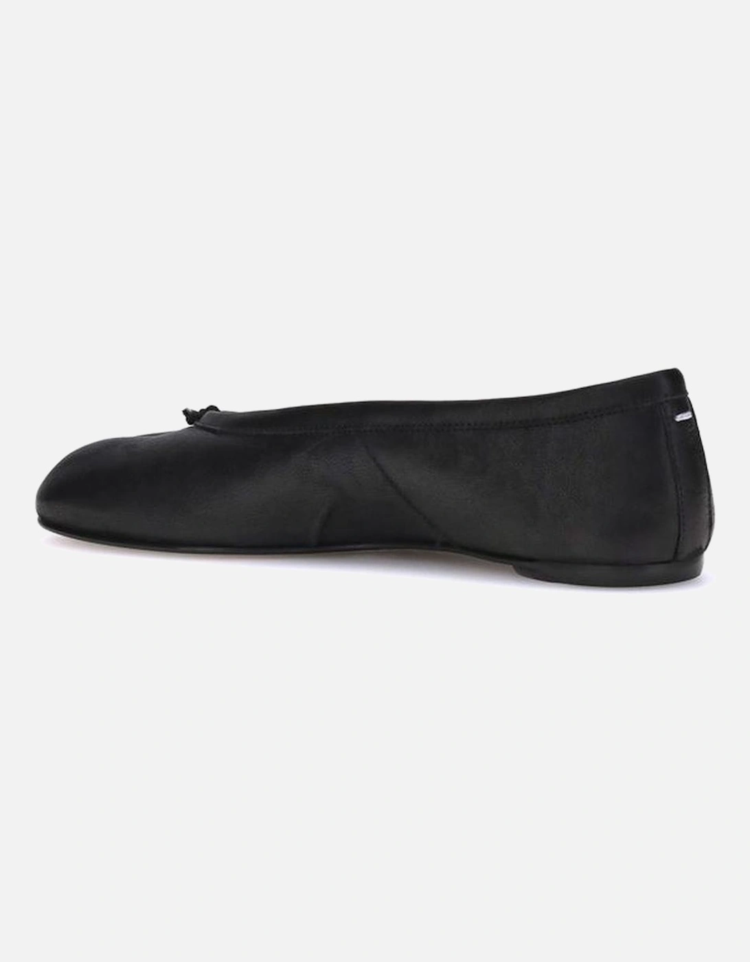 Leather Tabi Cut-Out Ballerinas Women - Black Shoes