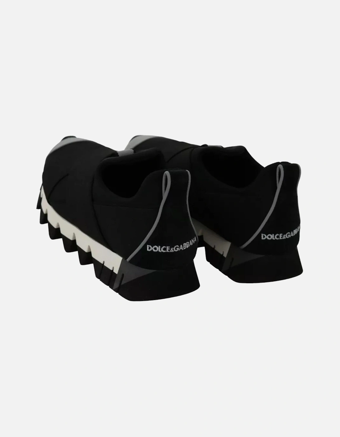 Shark Rubber Sole Logo Detail Sneakers Women - Black