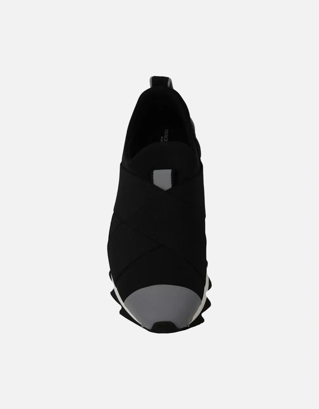 Shark Rubber Sole Logo Detail Sneakers Women - Black