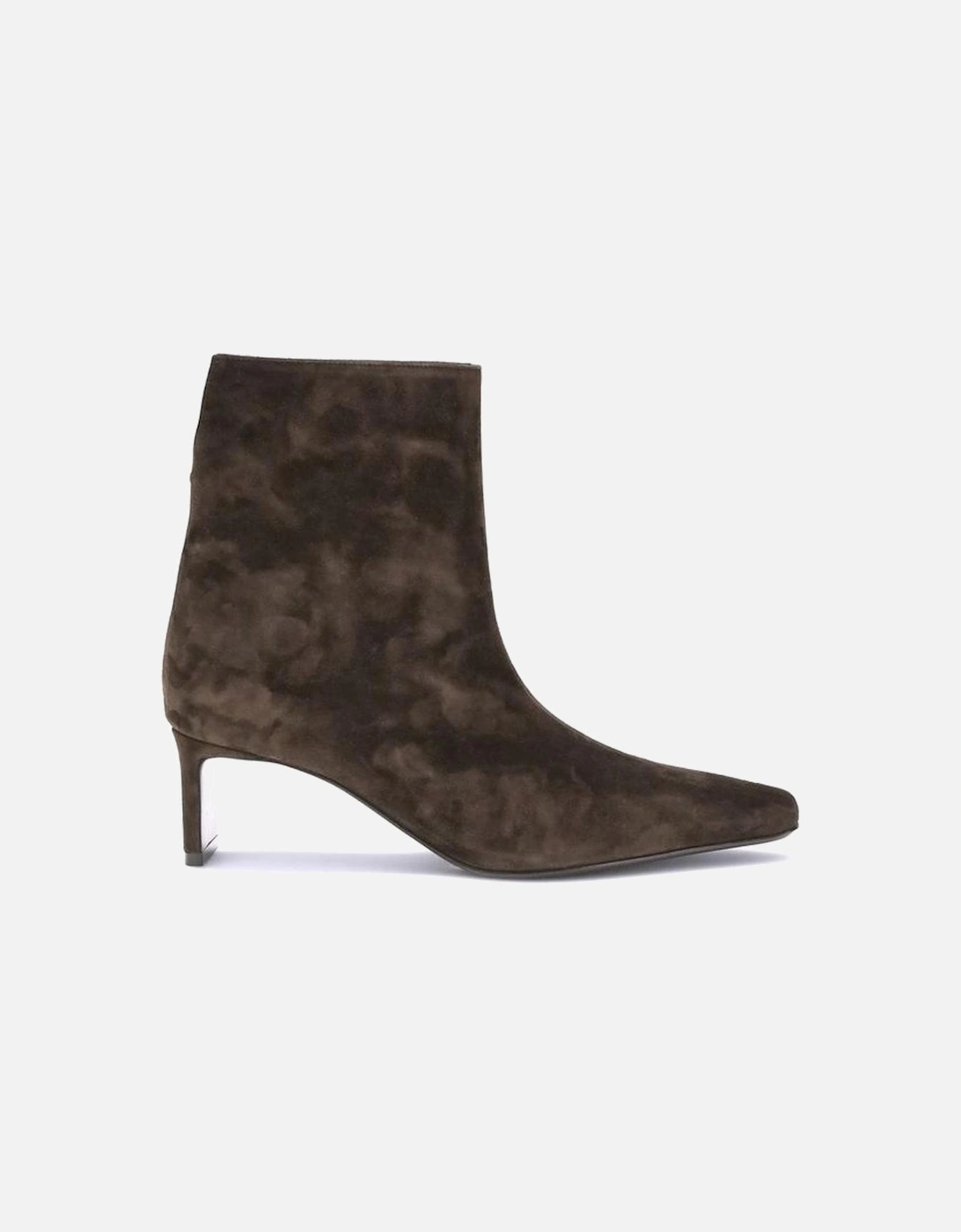 Suede Ona Ankle Boots with Blade Heel Women - Brown, 4 of 3