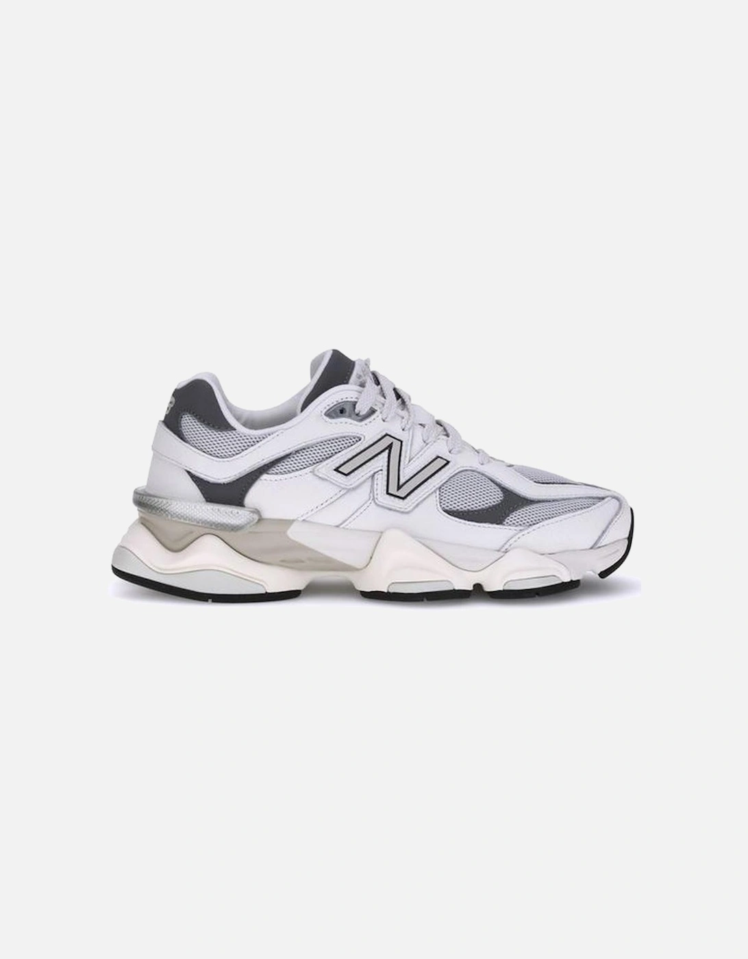 9060 Mesh and Suede Sneakers Women - White, 5 of 4