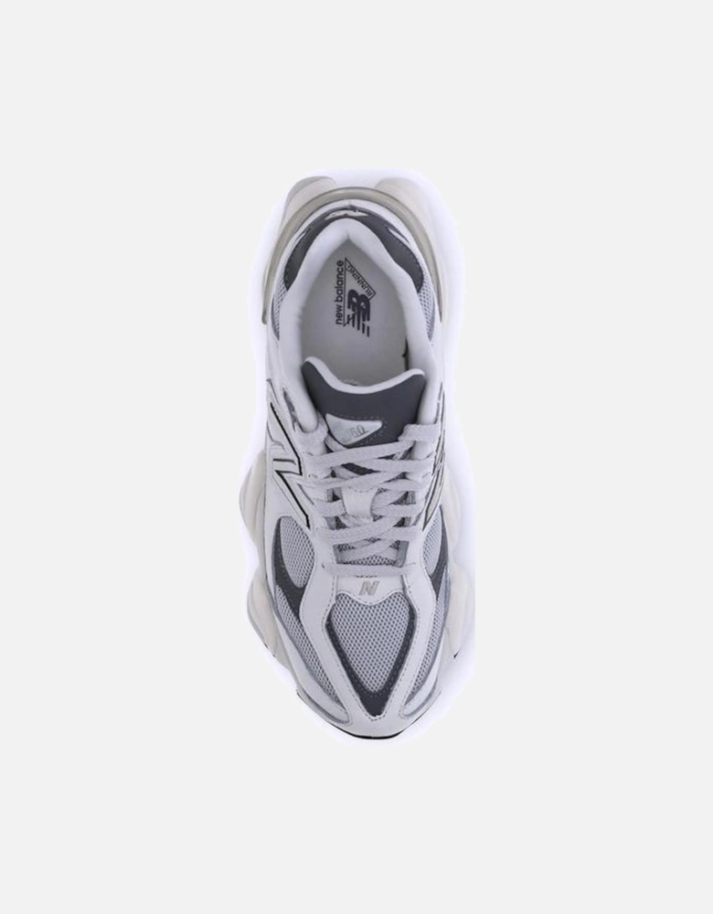 9060 Mesh and Suede Sneakers Women - White