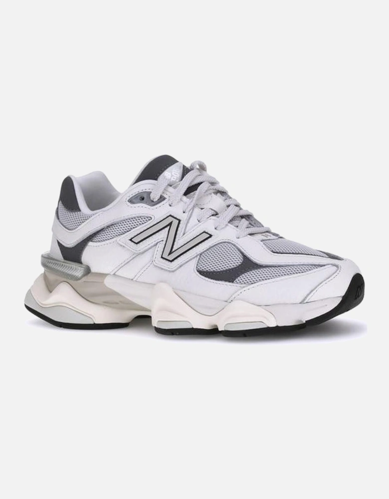 9060 Mesh and Suede Sneakers Women - White