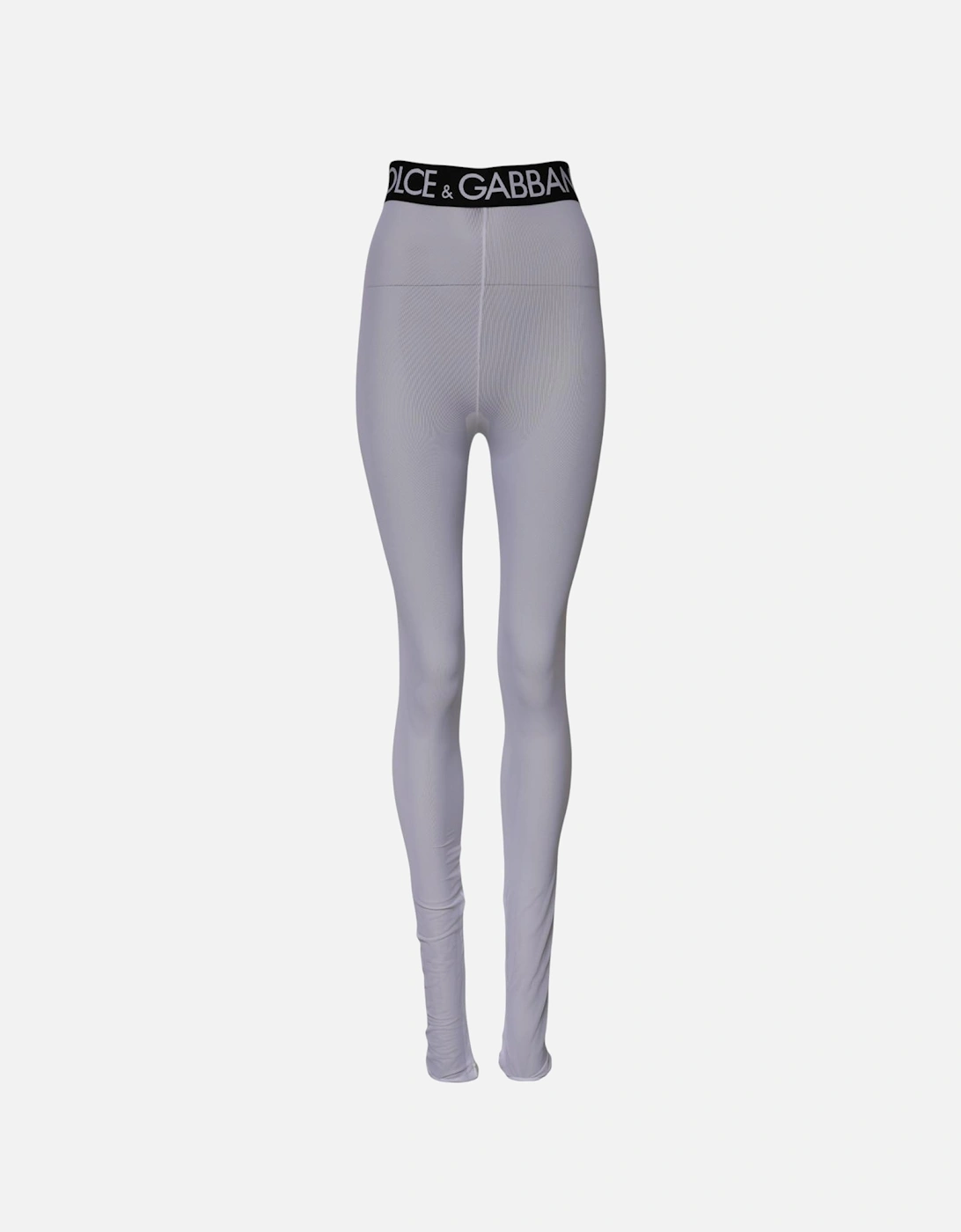 Mid Waisted Logo Detail Leggings Pants Women - Gray Jeans