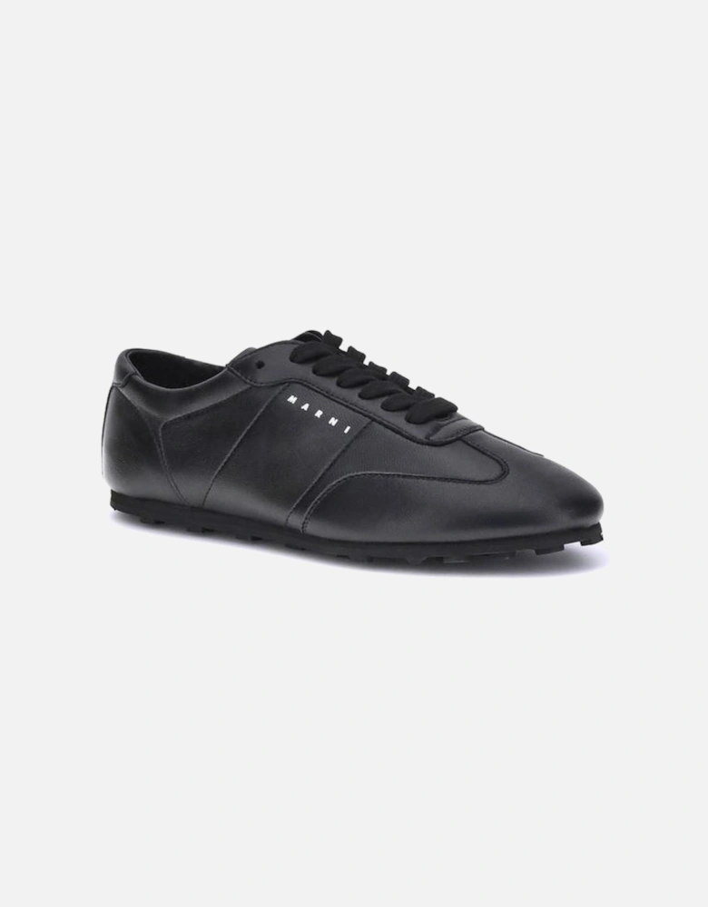 Softy Soccer Nappa Leather Low-Top Sneakers Women - Black