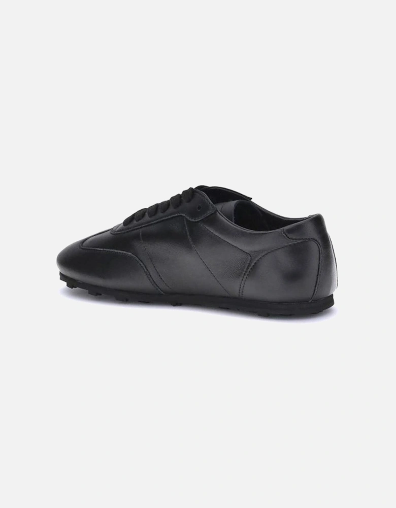 Softy Soccer Nappa Leather Low-Top Sneakers Women - Black