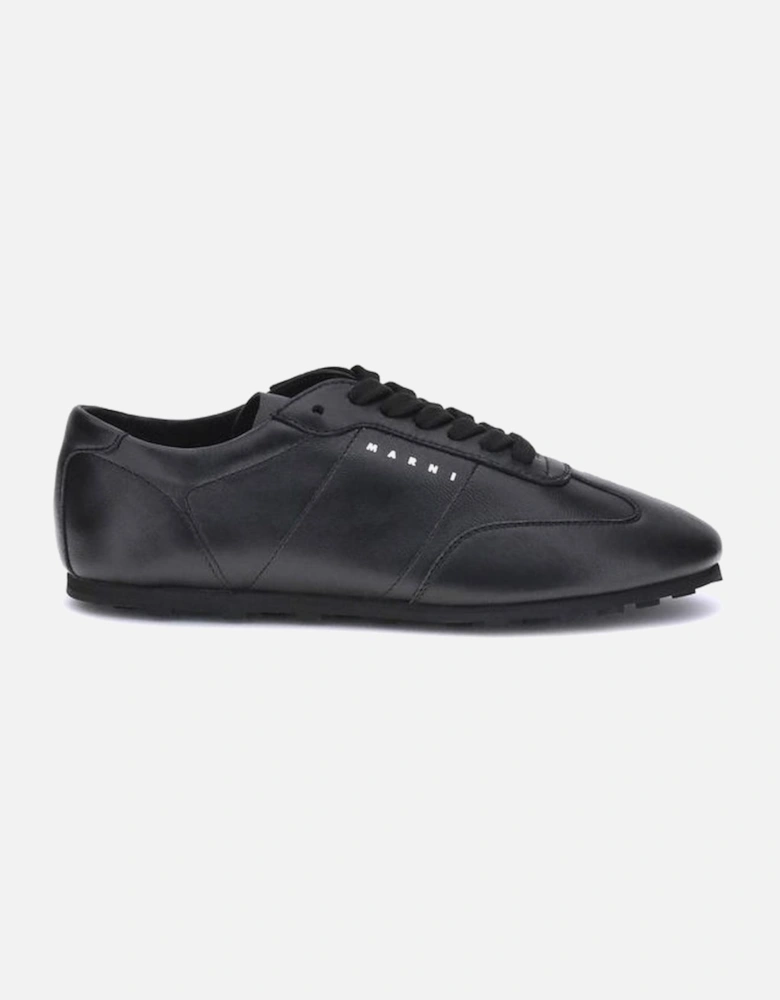 Softy Soccer Nappa Leather Low-Top Sneakers Women - Black