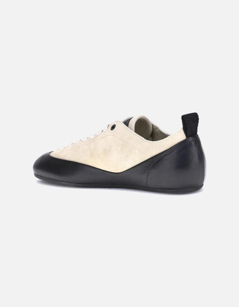 Arcadia Sneakers with Leather Lining and Rubber Sole Women - Beige