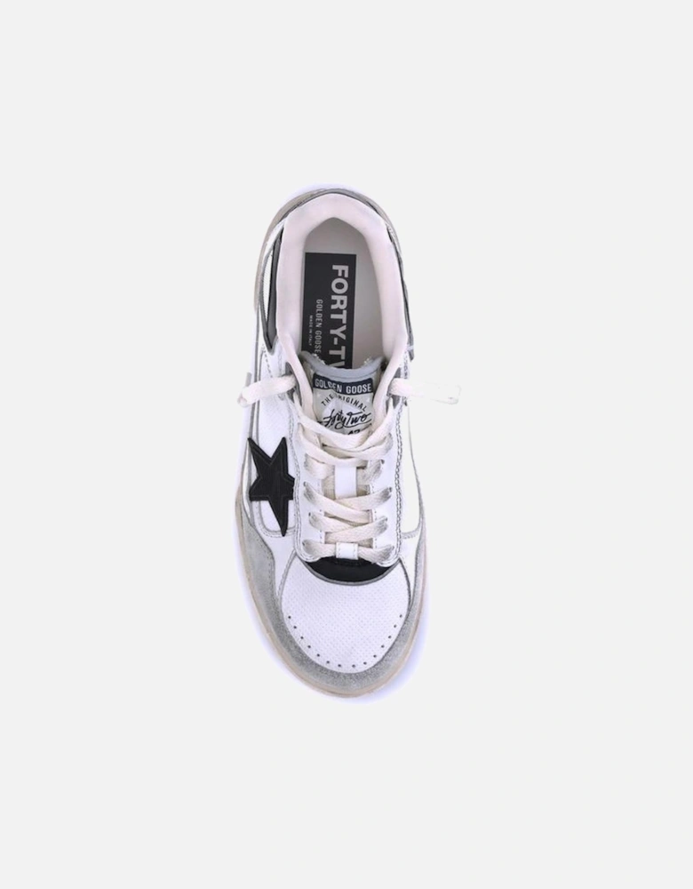 Chunky Low-Top Sneakers with Vintage Effect Women - White