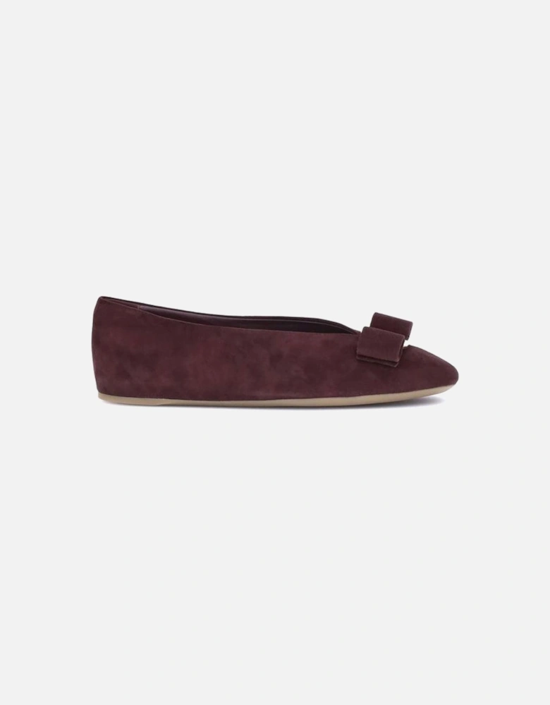 Vara Bow Ballerinas with Ultra-Flat Sole Women - Bordeaux Shoes