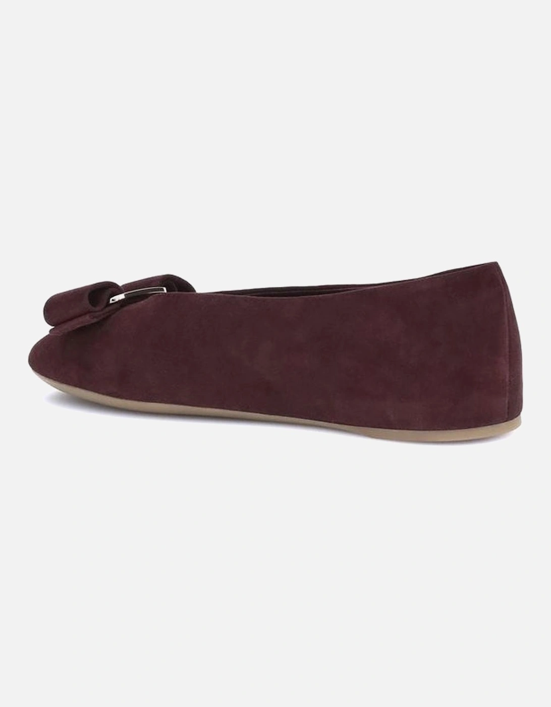 Vara Bow Ballerinas with Ultra-Flat Sole Women - Bordeaux Shoes
