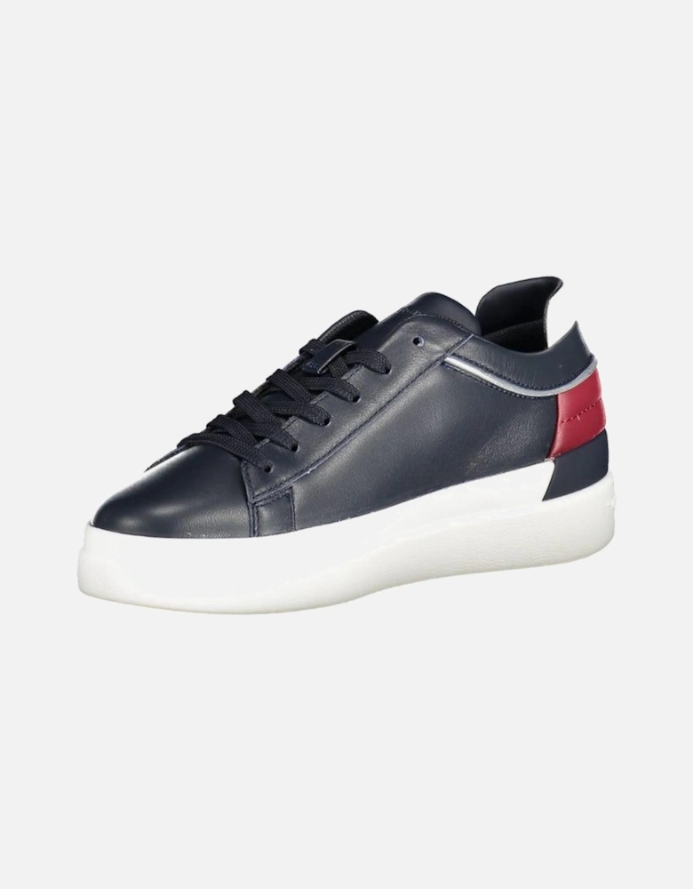 Recycled Polyester Sports Shoe with Contrasting Details Women - Blue