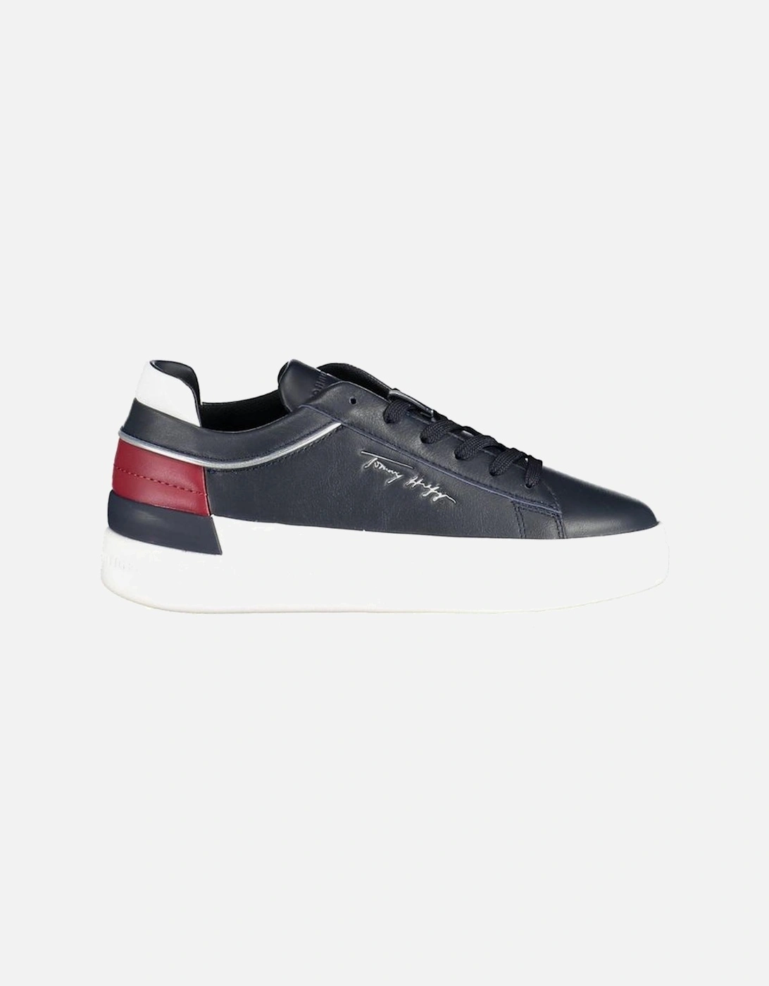 Recycled Polyester Sports Shoe with Contrasting Details Women - Blue, 4 of 3
