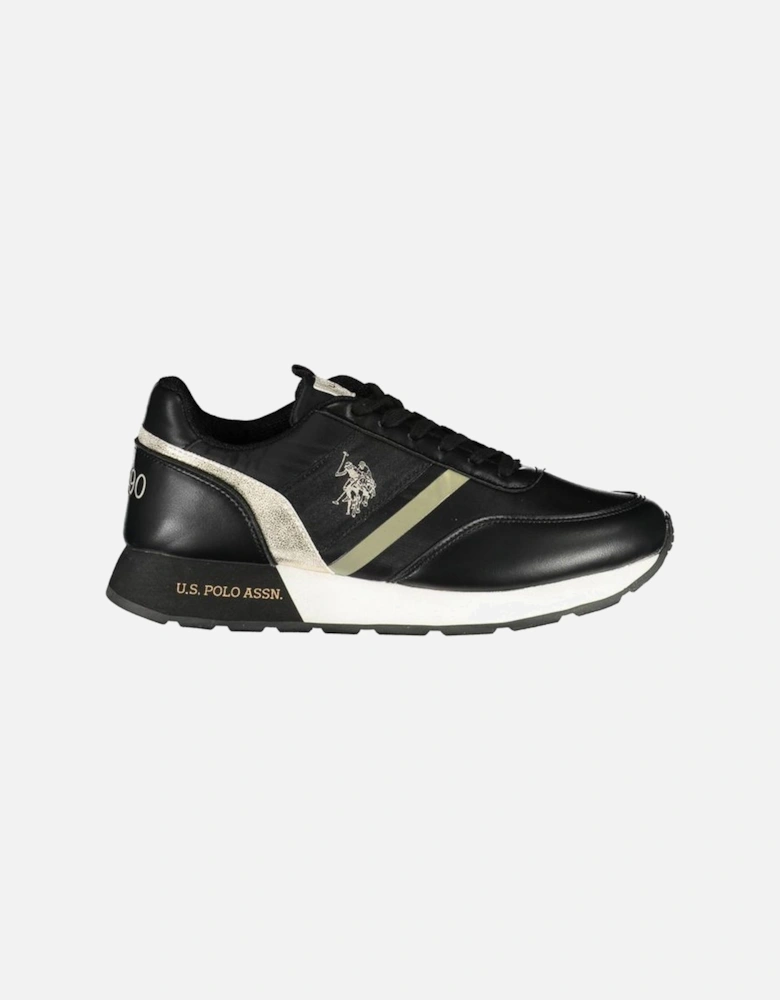 Running Shoes with Contrasting Details and Logo Women - Black Sneakers