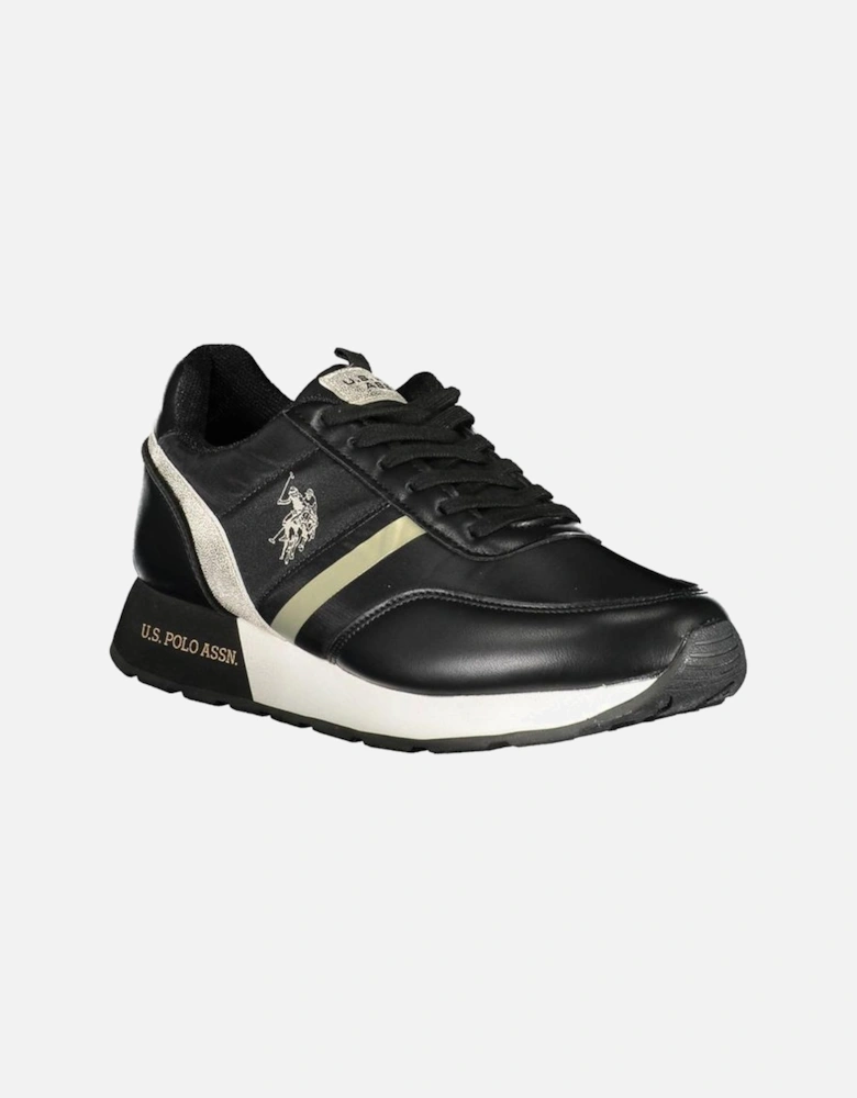 Running Shoes with Contrasting Details and Logo Women - Black Sneakers