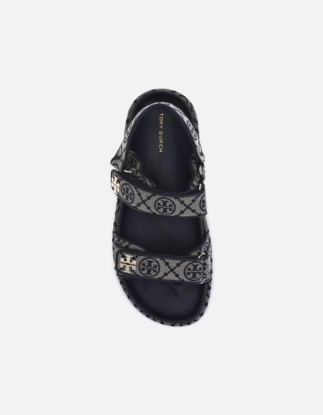 Kira Jacquard Monogram Sporty Sandals Women - Blue