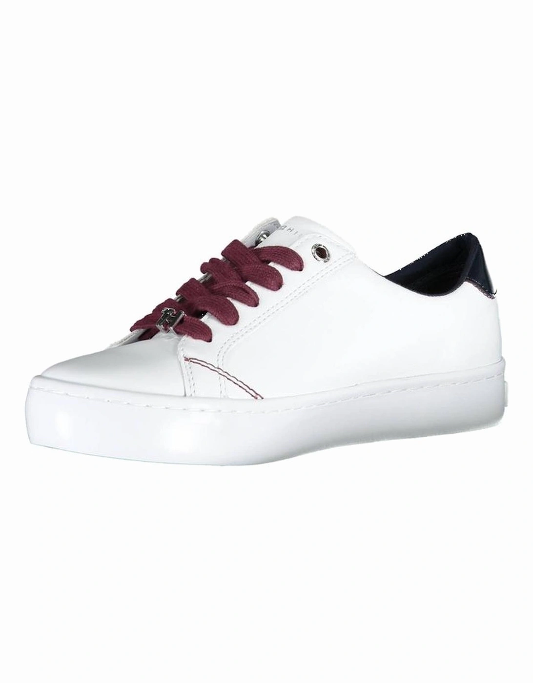 Sports Shoes with Contrasting Details and Logo Women - White Sneakers
