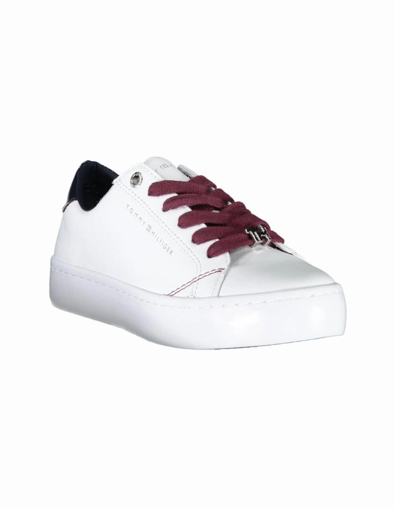 Sports Shoes with Contrasting Details and Logo Women - White Sneakers