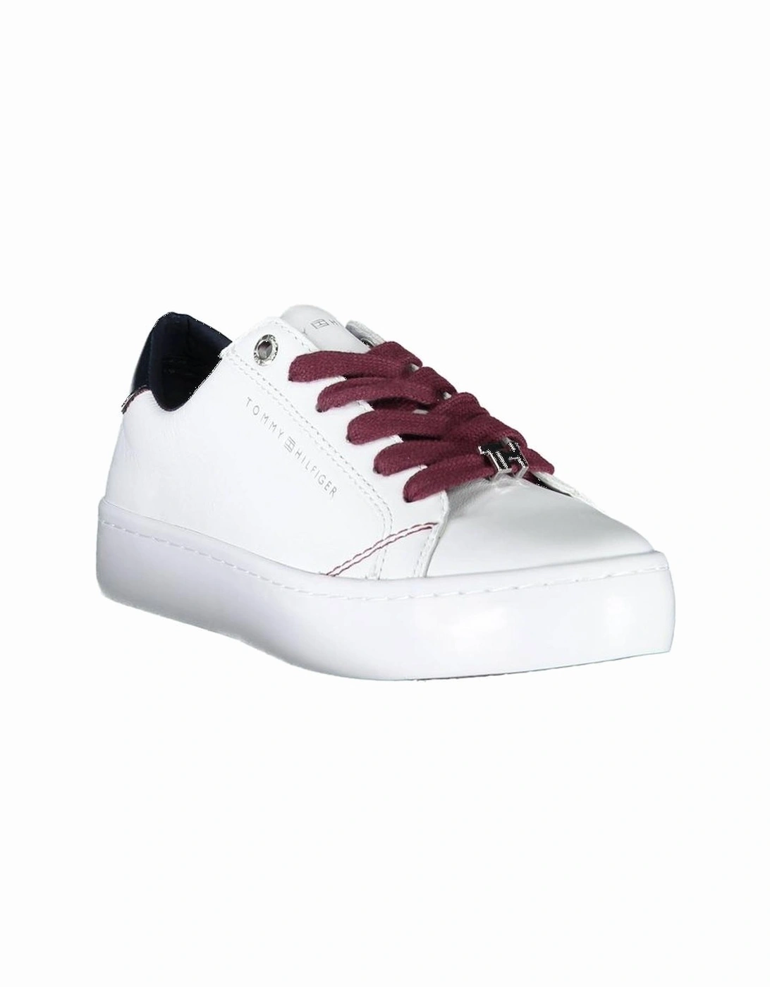 Sports Shoes with Contrasting Details and Logo Women - White Sneakers
